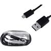 LG Cavo Dati Ricarica Originale 1m Per G2 MINI G3 S G4 C K3 K4 K5 K6 K7 Nero