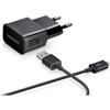 SAMSUNG CARICABATTERIE ORIGINALE 10W 2A + CAVO MICROUSB PER J5 2016 2017