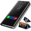 And-On Store Custodia libro Clear View Cover Case per Samsung Galaxy A10 A30 A30S A50 A70 A71