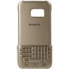 SAMSUNG Custodia Tastiera Originale Keyboard QwertZ per S7 edge G935F oro Nuova