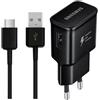 SAMSUNG CARICABATTERIE FAST CHARGER TYPE C PER GALAXY F62 S10 LITE XCOVER5 M31S