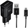 SAMSUNG CARICABATTERIE ORIGINALE FAST CHARGE NERO PER J5 2016 2017 J500 J510