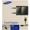 SAMSUNG CARICABATTERIE ORIGINALE 10W 2A NERO PER GALAXY A3 2016 2017 A300F