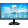 Philips Monitor 21,5" Philips Full Hd Led Nero PHILIPS 221V8/00