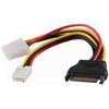 TRUSTECH Cavo Y sdoppiatore d'alimentazione SATA maschio 15Pin MOLEX 4pin femmina + small