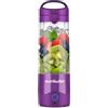 nutribullet portable blender, frullatore portatile, 475ml BPA free, mini frullatore, frullatore multifunzione, caricatore USB-C, oltre 15 cicli frullatura, viola, NBP003PU