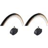 Michelin COPERTONI NERO PARA 700 X 23 C MICHELIN CLASSIC X BICICLETTA 28 + CAMERE D'ARIA