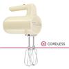 KitchenAid 5KHMB732EAC Color Crema Sbattitore Elettrico senza fili 7 velocit&agr