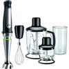 Braun Frullatore ad Immersione Minipimer 1000 W +Accessori MQ 7045X Braun Multiquick 7