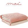 Maè by Via Roma 60 Copriletto trapuntato trapuntino double face letto singolo 1 piazza cipria