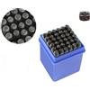 GrecoShop Punzoni/Numeratori e lettere 35 pezzi 6mm