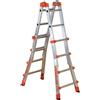 GIERRE SCALA ALLUMINIO TELESCOPICA MULTIFUNZIONE GRADINI 4+4 PEPPINA 150KG MEDIA GIERRE