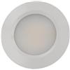 LEDLUX Faretto Led Da Incasso Carcassa Bianca Rotondo 3W AC/DC 12V DC 24V Bianco