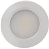 LEDLUX Faretto Led Da Incasso Carcassa Bianca Rotondo 3W AC/DC 12V DC 24V Bianco
