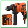 BLACK+DECKER Trapano avvitatore elettrico a percussione black decker con filo autoserrante v