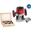 Einhell Fresatrice verticale 1100W con set 12 frese in box Einhell - TH-RO 1100 E KIT