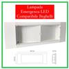 Nova line Lampada d'emergenza a led compatibile BEGHELLI da incasso parete torcia luce di