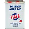 FIDEA DILUENTE NITRO FIDEA ANTINEBBIA DA 1/5 LT potere sgrassante DILUENTE VERNICI