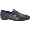 FRAU 34M5 blu scarpe uomo mocassini college pelle
