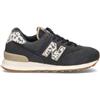 NEW BALANCE 574 Sneaker donna blu in suede