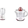 Girmi FR46 Frullatore Elettrico, 1.5 Litri, 2 velocità con Pulse, 4 lame Inox, Tappo dosatore & SR02 Spremiagrumi Elettrico, 25 W, Capacità 700cc