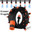 KIT IRRIGAZIONE a GOCCIA NEBULIZZATORE GOCCIOLANTE ORTO GIARDINO GAZEBO