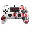 Qubick Wired Controller AC Milan con Cavo per PlayStation 4 (PS4), Connettore Audio con