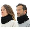JEEP O102601-B000 J Scaldacollo in Maglia A Costine J22W Unisex Black Uni