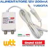 EMME ESSE ALIMENTATORE PER ANTENNA AMPLIFICATORE TV DIGITALE TERRESTRE 1 USCITA 12V 200mA
