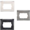 ETTROIT Placca Custodia IP44 3P Grigio Universale Per Scatola 503 Compatibile
