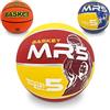 Mondo Toys - Basketball pallone da basket DREAM TEAM per bambini - superficie morbida - Size 5 - colore arancione / giallo / blu / amaranto - 13139
