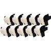 DK-11202 10 ROTOLI ETICHETTE COMPATIBILI 62x100 BROTHER QL500 QL570 CON SUPPORTO