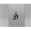 CIONDOLO MEDAGLIA IN ORO GIALLO 18KT 750 0,65 GRAMMI LETTERA D
