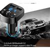KIT FM SD MP3 USB PER AUTO BLUETOOTH CARICABATTERIE 3.1A CELLULARE DUAL