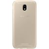 SAMSUNG Custodia Jelly Cover Originale Silicone Gomma GALAXY J5 2017 J530F oro
