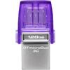 Kingston Technology KINGSTON 128Gb microDuo 3C Flash USB - USB3.1 + USB-C - DTDUO3CG3/128