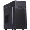 ITEK Case THEON - Mini Tower, mATX, PSU 500W, 2xUSB3, Full Black