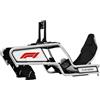 PLAYSEAT Formula Intelligence-F1 Edition, Sedia Sim Racing Unisex Adulto, Bianco, Nero e Rosso, Unica