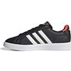 adidas Grand Court 2.0, Sneaker Uomo, Core Black Ftwr White Grey Two, 42 2/3 EU