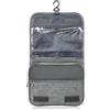 C-easb Beauty Case da Viaggio, Borsa da Toilette da Viaggio per Uomo y Donna, Beauty Case con Più Scomparti e Tasche a Rete, Borsa da Viaggio per il Lavaggio, Viaggi e Fitness, Grigio