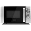 Caso M20 Ecostyle Pro Forno a microonde, facile da usare, 20 l, 800 Watt di potenza, piatto girevole 3311, argento, nero