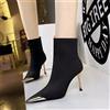 Stivali Scarpe Stivaletti Tronchetto Pelle Sintetica Nero Oro Comode 9 cm 23324