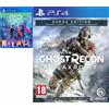 Lotto 2 videogiochi: Ghost Recon Breakpoint Auroa Ed. + No Straight Roads - PS4