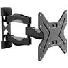 Ciatti Supporto monitor TV parete ( 25 Kg ) VESA 200 x 200 Tre snodi inclinabile