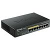 D Link Switch di rete 8 porte SOHO PoE+ Black DGS 1008P Gigabit (1000Base-TX)