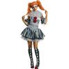 Rubie's Rubies Costume ufficiale Pennywise IT da clown, da donna, deluxe per adulti, Pennywise Film, taglia L