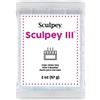 Sculpey Argilla polimerica WHT GLTTR, 56,7 g