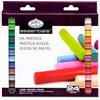 Royal & Langnickel - Confezione di 24 pastelli ad olio, grandi, colori vari