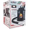 KOMBO Bidone Aspiracenere Con Funzione Soffiatore Professionale 20 Lt 1200 Watt KOMBO