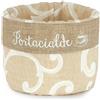 UppyHome Portacialde capsule caffè tessuto stoffa shabby cucina contenitore made in italy